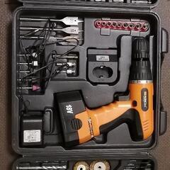 【決まりました】【条件付き無料】電動ドリル　電動ドライバーセットの画像