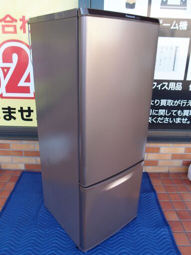 2017年製　パナソニック　ノンフロン冷凍冷蔵庫　NR-B17AW-T形■168L