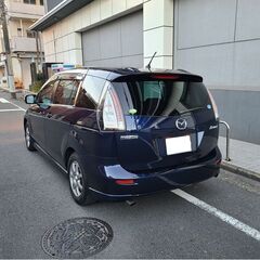 プレマシー20S　H22後期モデル　車検5/1　走行87000ｋ　純正ＨＤＤナビ＆地デジＴＶ　サイド＆バックカメラ　ＥＴＣ　両側パワースライドドア　キセノン　社外15ＡＷの画像