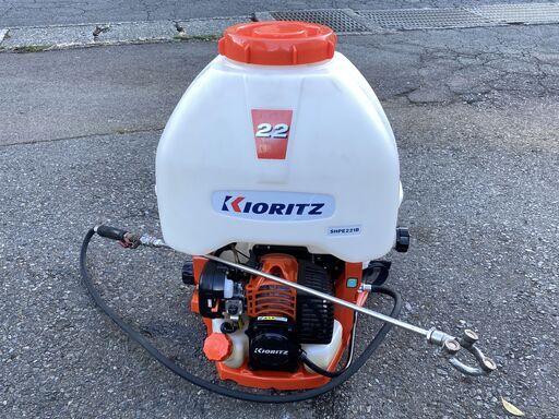 現物確認歓迎 初期不良対応OK 噴霧動作確認済 整備済 かけ易く 水圧の強い 共立 iスタート 22L 背負い動噴 SHPE221B