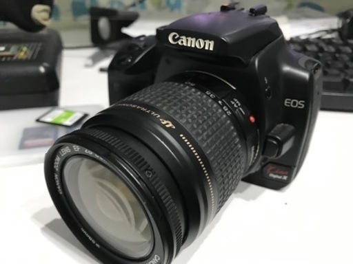 canon デジカメ　eos kiss デジタルX レンズセット