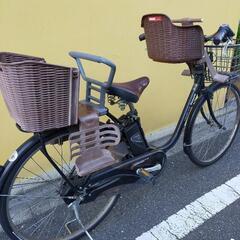 パナソニック電動自転車　黒の画像
