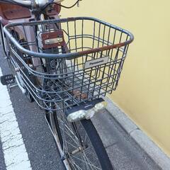パナソニック電動自転車　黒の画像