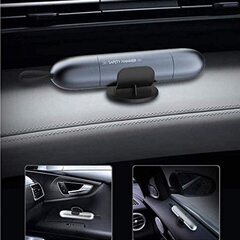 車載安全ハンマー 緊急脱出ハンマー シートベルトカッター 一秒脱出 水圧対応 ミニ コンパクト 携帯便利 窓/ガラス割り 多機能破窓器 緊急ツール 防災ツール 災害対策 合金ハンマー 堅牢 グレー（T21226）の画像