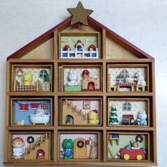 マザーグースの森　クリスマスの壁掛け