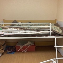 人気&美品　ロフトベッド　組み立て式の画像