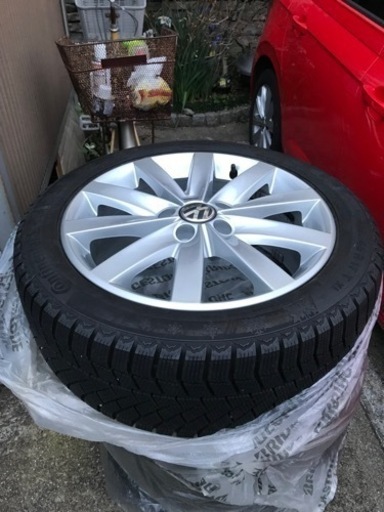 美品！VW GOLF 純正ホイール※スタッドレスタイヤ４本付き
