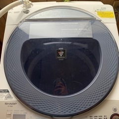 【決まりました】シャープ製　ES-TX840-S 8kg 乾燥機付プラズマクラスター