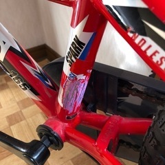 値下げ！【中古】18㎝子供用　マウンテンバイクの画像