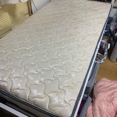 組立できるシングルパイプベット　と　ベットマット