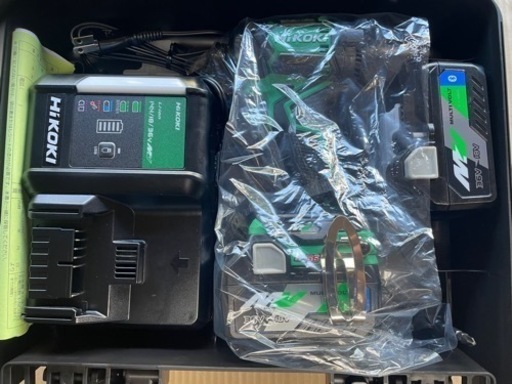 HiKOKI インパクトドライバWH36DC 2XPS Bluetooth搭載バッテリー グリーン