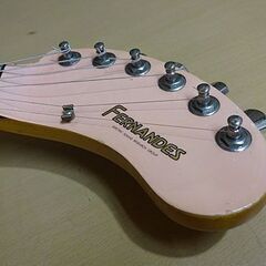 ジャンク FERNANDES ZO-3 ピンク アンプ内蔵エレキギター フェルナンデス ぞーさん ぞうさん 札幌市 白石区 東札幌の画像
