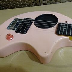 ジャンク FERNANDES ZO-3 ピンク アンプ内蔵エレキギター フェルナンデス ぞーさん ぞうさん 札幌市 白石区 東札幌の画像