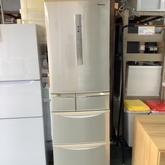 【リサイクルサービス八光　田上店　安心の1か月保証　配達設置ok】パナソニック Panasonic NR-E435T-N [冷蔵庫（426L・右開き） シャンパン ECONAVI搭載]