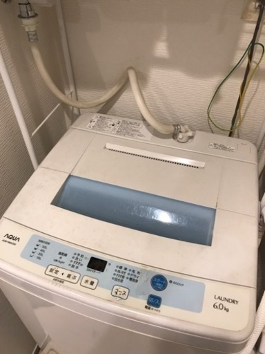 縦型洗濯機 AQUA (AQW-S60D)