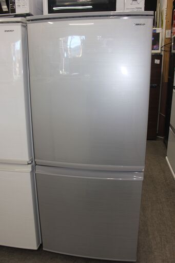 ★特別価格  美品！★SHARP シャープ 冷凍冷蔵庫 (SJ-D14D-S) 137L 18年製★大田区、品川区 配送・設置無料★店頭取引歓迎