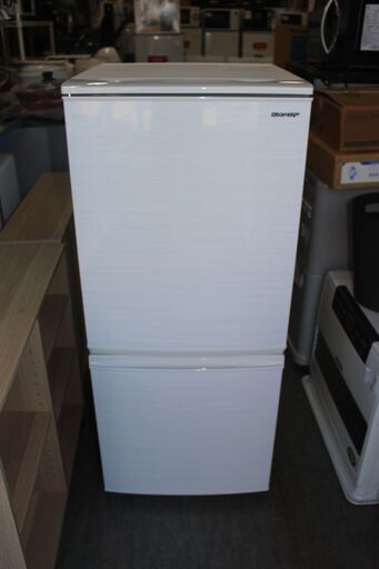 ★特別価格 超美品！ ★SHARP シャープ 冷凍冷蔵庫 (SJ-D14F-W) 137L 20年製★大田区、品川区 配送・設置無料★店頭取引歓迎