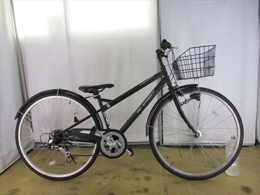 B628　★10500円★整備済み スポーツ中古自転車 BIZ　STREET　ブラック【クロスバイク】