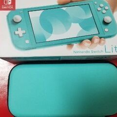 ニンテンドーSwitchライト　ターコイズブルー　中古