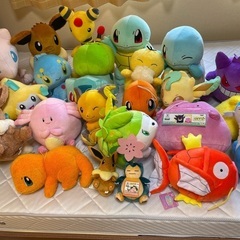 ポケモンぬいぐるみ26体の画像