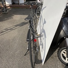 クロスバイク　黒（700C）16段変速の画像