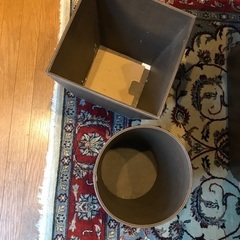 ゴミ箱  レザー調の画像