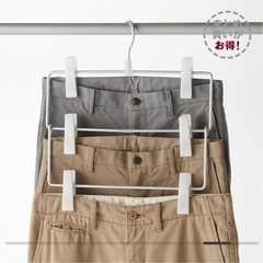 無印良品　アルミハンガー3個セット　980円の画像