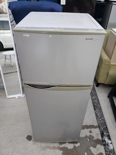 シャープ SJ-H12W-S 2ドア 冷凍冷蔵庫 118L シルバー 一人暮らし用 家電 家庭用 2012年製\n\n