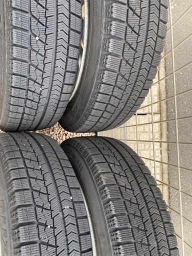 トヨタ純正ホイール、15インチ、4本セット、スタッドレスタイヤ付