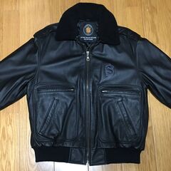 【値下げしました!!】サントリー角 山崎蒸留所８０周年記念レザージャケットの画像