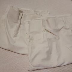 クリーム色カーテンショート