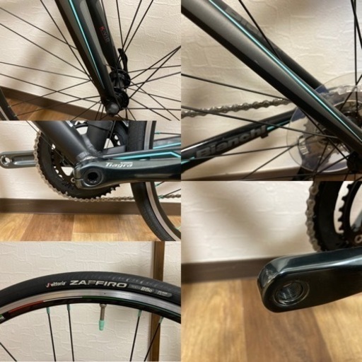 BIANCHI ビアンキ VIANIRONE7 PRO Tiagra 2017 小さめロードバイク カーボンフォーク
