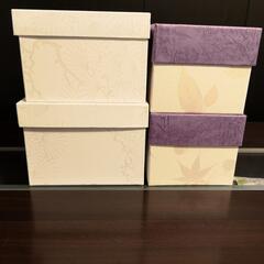 陶器の入っていた蓋付きの箱です。