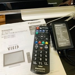 Panasonic private VIERA 19型　比較的新しい中古テレビの画像