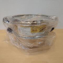 蒸しごよみ 二段蒸し器 ステンレス鍋 ガラス蓋付きの画像