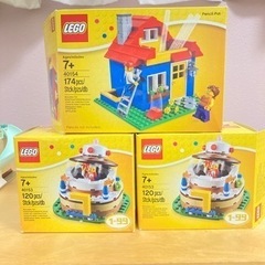 LEGO ペン立てとバースデーケーキセット