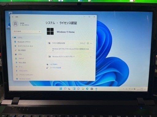 Windows11認証済みCore i7ノートパソコン