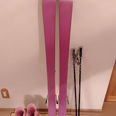 【女の子のスキー140cm・靴セット】の画像