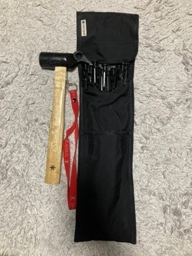 スノーピーク　ハンマー&スチールペグ　セット