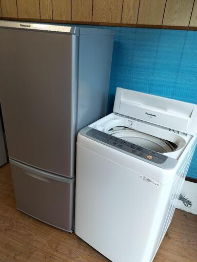 新生活お買い得セット！！シリーズ83 パナソニック NR-B179W-S　2ドア冷凍冷蔵庫 168L 2017年製・パナソニック NA-F50B10  全自動洗濯乾燥機  5.0Kg 2017年製 2点セット！！