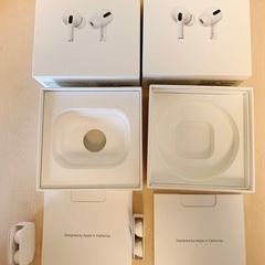 今週/iPods pro 箱のみタダ！2つ　耳付属品付　
