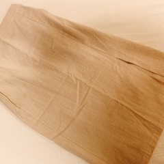 【新品未使用】綿100% 上品め 膝丈スカート