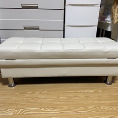ソファ ホワイト 収納 ★美品★