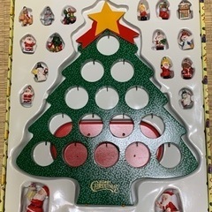 木製 卓上クリスマスツリー クリスマスオーナメントの画像