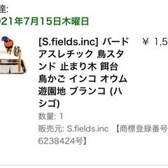 鳥とまり木の画像