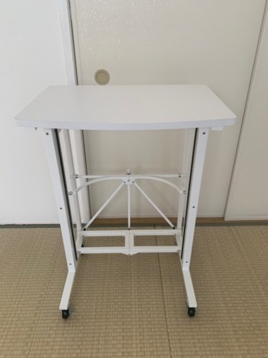 E-WIN 折りたたみスタンディングデスク拡張天板付　SD58-WH