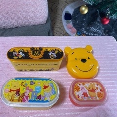 くまのぷーさん　ミッキーお弁当箱