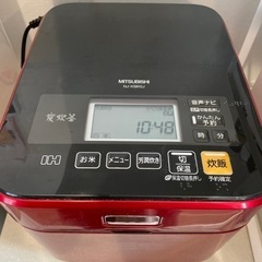 三菱 蒸気レス炊飯器