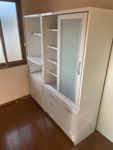 食器棚　白　美品