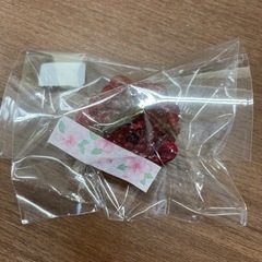 松ぼっくり　花　ブローチの画像